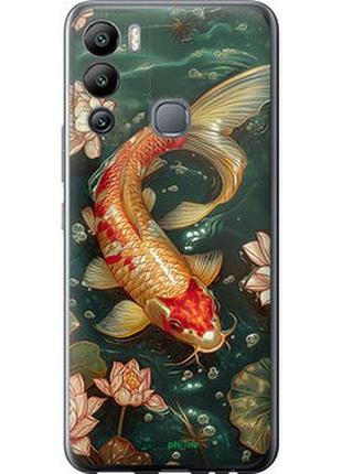 Чехол на infinix hot 12i мелодия лотоса "6106u-2863-2448"