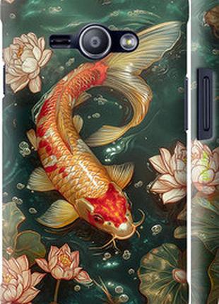 Чехол на samsung galaxy j1 ace j110h мелодия лотоса "6106m-215-2448"