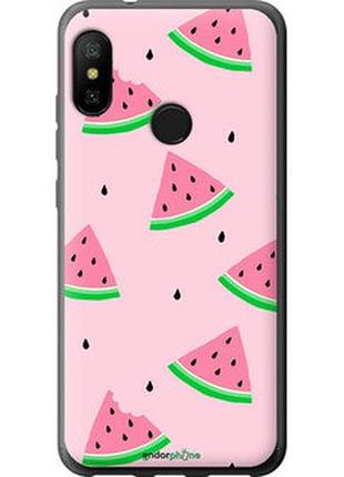 Чохол на xiaomi redmi 6 pro рожевий кавун "4314u-1595-2448"