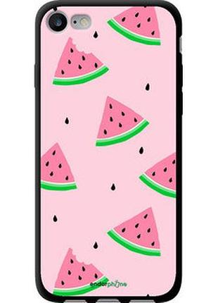 Чехол на iphone se 2020 розовый арбуз "4314b-2013-2448"