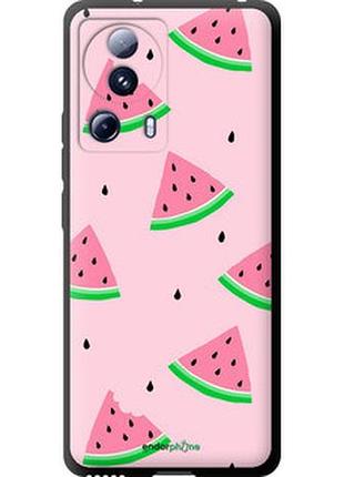 Чехол на xiaomi civi 2 розовый арбуз "4314b-2917-2448"