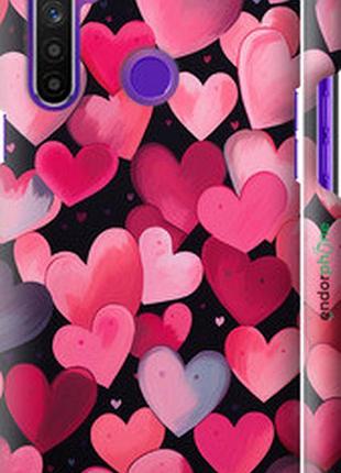 Чехол на realme 5 сердечки 4 "5662m-1862-2448"
