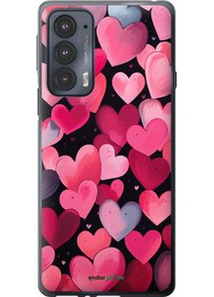 Чехол на motorola edge 20 сердечки 4 "5662u-2497-2448"