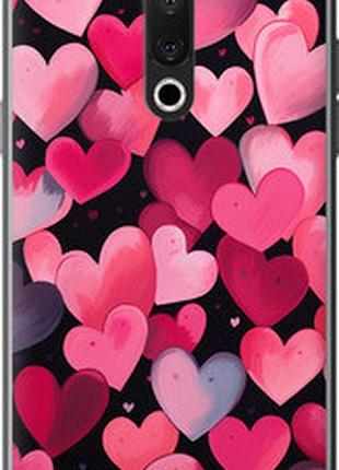 Чехол на meizu 15 plus сердечки 4 "5662u-1473-2448"