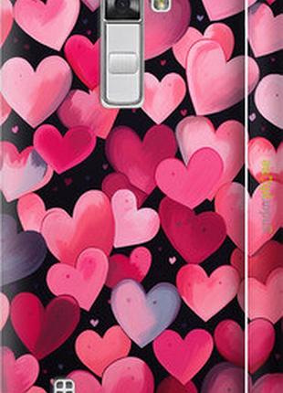 Чехол на lg k8 k350e сердечки 4 "5662m-297-2448"