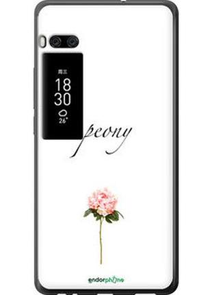 Чехол на meizu pro 7 plus пион "4366u-1131-2448"
