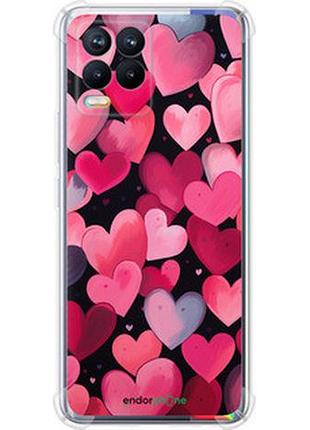 Чехол на realme 8 сердечки 4 "5662sp-2303-2448"