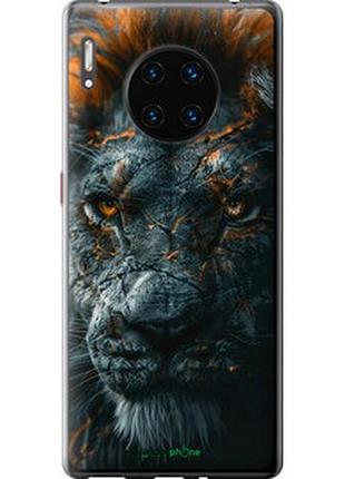 Чехол на huawei mate 30 pro пламенный лев "6153u-1796-2448"