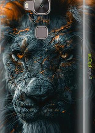 Чохол на huawei g7 plus плам'яний лев "6153m-952-2448"