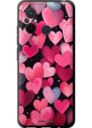 Чехол на xiaomi redmi 12c сердечки 4 "5662b-2962-2448"