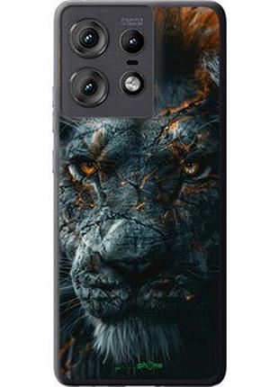 Чехол на motorola edge 50 pro 5g пламенный лев "6153u-3710-2448"