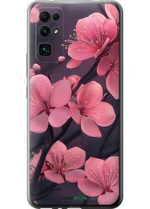 Чехол на huawei honor 30 пурпурная сакура "6075u-1921-2448"