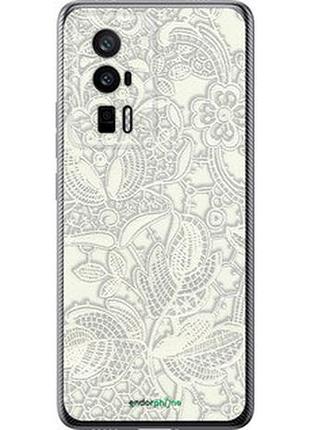 Чохол на xiaomi poco f5 pro 5g біле мереживо "4383u-3193-2448"