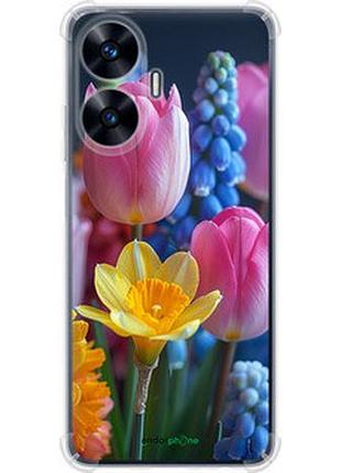 Чехол на realme c55 весенние цветы "6058sp-2992-2448"