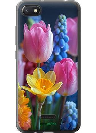 Чехол на xiaomi redmi 6a весенние цветы "6058u-1531-2448"