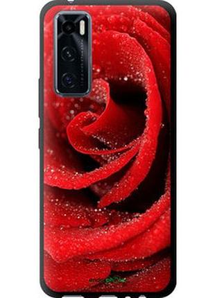 Чехол на vivo v20 se красная роза "529b-2128-2448"