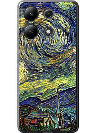 Чохол на xiaomi redmi note 13 4g вінсент ван гог. зоряна ніч "163u-3654-2448"