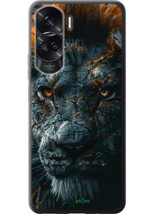 Чехол на huawei honor 90 lite пламенный лев "6153u-3131-2448"