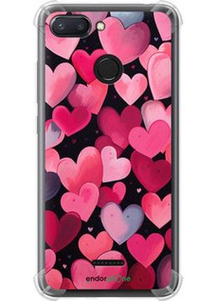 Чехол на xiaomi redmi 6 сердечки 4 "5662sp-1521-2448"
