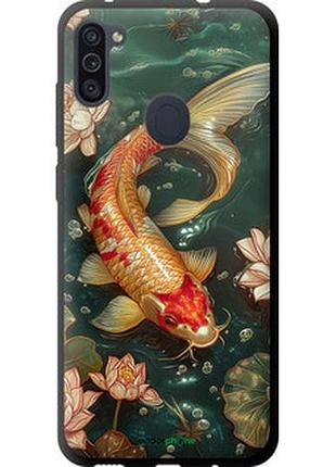Чехол на samsung galaxy m11 m115f мелодия лотоса "6106b-1905-2448"