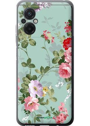 Чехол на xiaomi poco m5 цветочные обои 2 "862u-2767-2448"