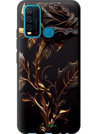 Чехол на vivo y30 роза 3 "5552b-2154-2448"