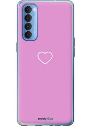 Чехол на oppo reno 4 pro сердце 2 "4863u-2024-2448"