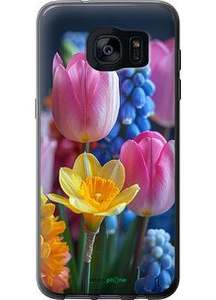 Чехол на samsung galaxy s7 edge g935f весенние цветы "6058u-257-2448"