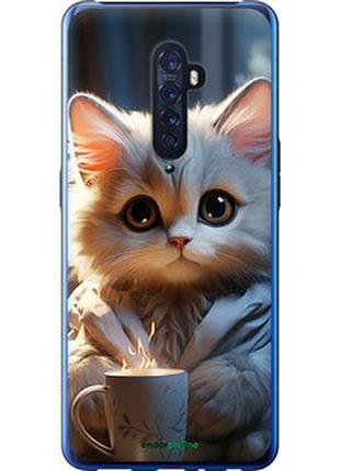 Чехол на oppo reno 2 white cat "5646u-1864-2448"