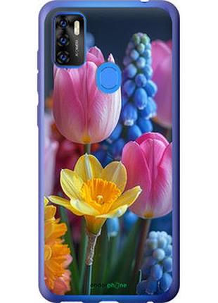 Чехол на zte blade a7s 2020 весенние цветы "6058u-2454-2448"