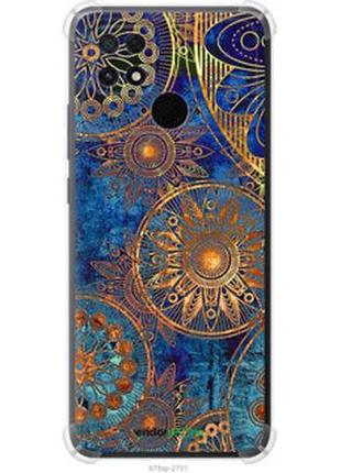 Чехол на xiaomi poco c40 золотой узор "678sp-2701-2448"