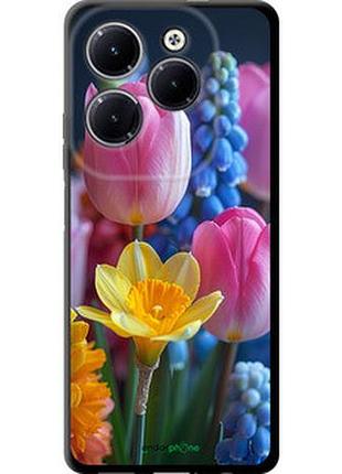 Чехол на infinix hot 40 весенние цветы "6058b-3503-2448"