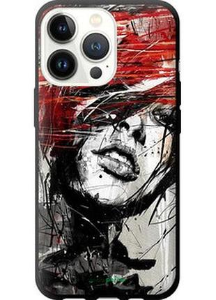 Чехол на iphone 13 pro лицо девушки "1162b-2372-2448"