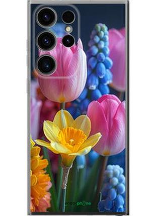 Чехол на samsung galaxy s24 ultra весенние цветы "6058u-3389-2448"