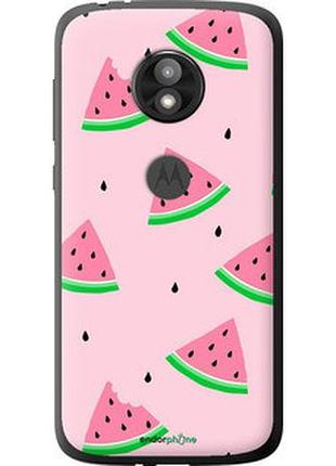 Чехол на motorola moto e5 play розовый арбуз "4314u-1429-2448"