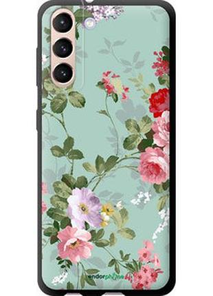 Чехол на samsung galaxy s21 цветочные обои 2 "862b-2114-2448"
