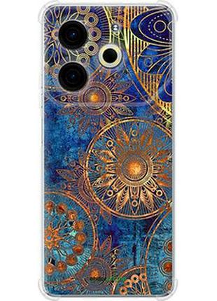 Чехол на tecno pova 6 neo золотой узор "678sp-3753-2448"