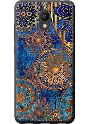 Чехол на meizu m6 золотой узор "678u-1349-2448"
