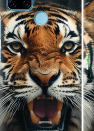 Чехол на realme c21y тигровое величие "6080m-2472-2448"