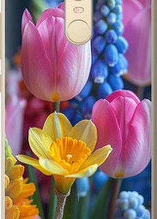 Чехол на xiaomi redmi note 3 весенние цветы "6058t-95-2448"