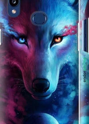 Чехол на samsung galaxy a10s a107f арт-волк "3999m-1776-2448"