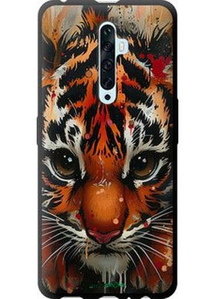 Чехол на oppo reno 2z mini tiger "6052b-1867-2448"