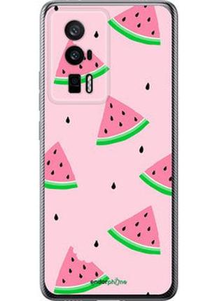 Чохол на xiaomi redmi k60 рожевий кавун "4314u-2973-2448"
