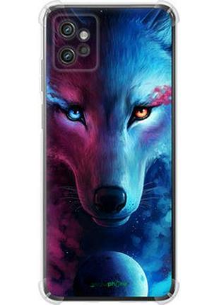 Чехол на motorola g32 арт-волк "3999sp-2845-2448"
