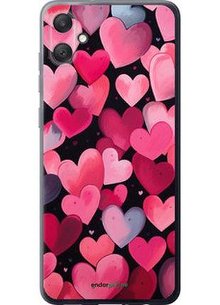 Чехол на samsung galaxy a05 сердечки 4 "5662u-3355-2448"
