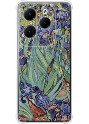 Чехол на infinix hot 40 винсент ван гог. ирисы "161sp-3503-2448"