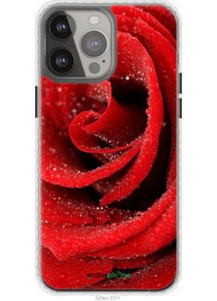Чехол на iphone 13 pro max красная роза "529pc-2371-2448"