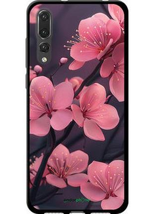 Чехол на huawei p20 pro пурпурная сакура "6075b-1470-2448"