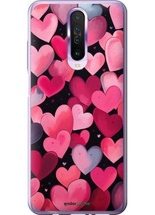 Чехол на xiaomi redmi k30 сердечки 4 "5662u-1836-2448"