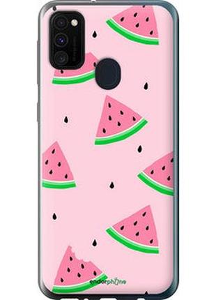 Чехол на samsung galaxy m30s 2019 розовый арбуз "4314u-1774-2448"